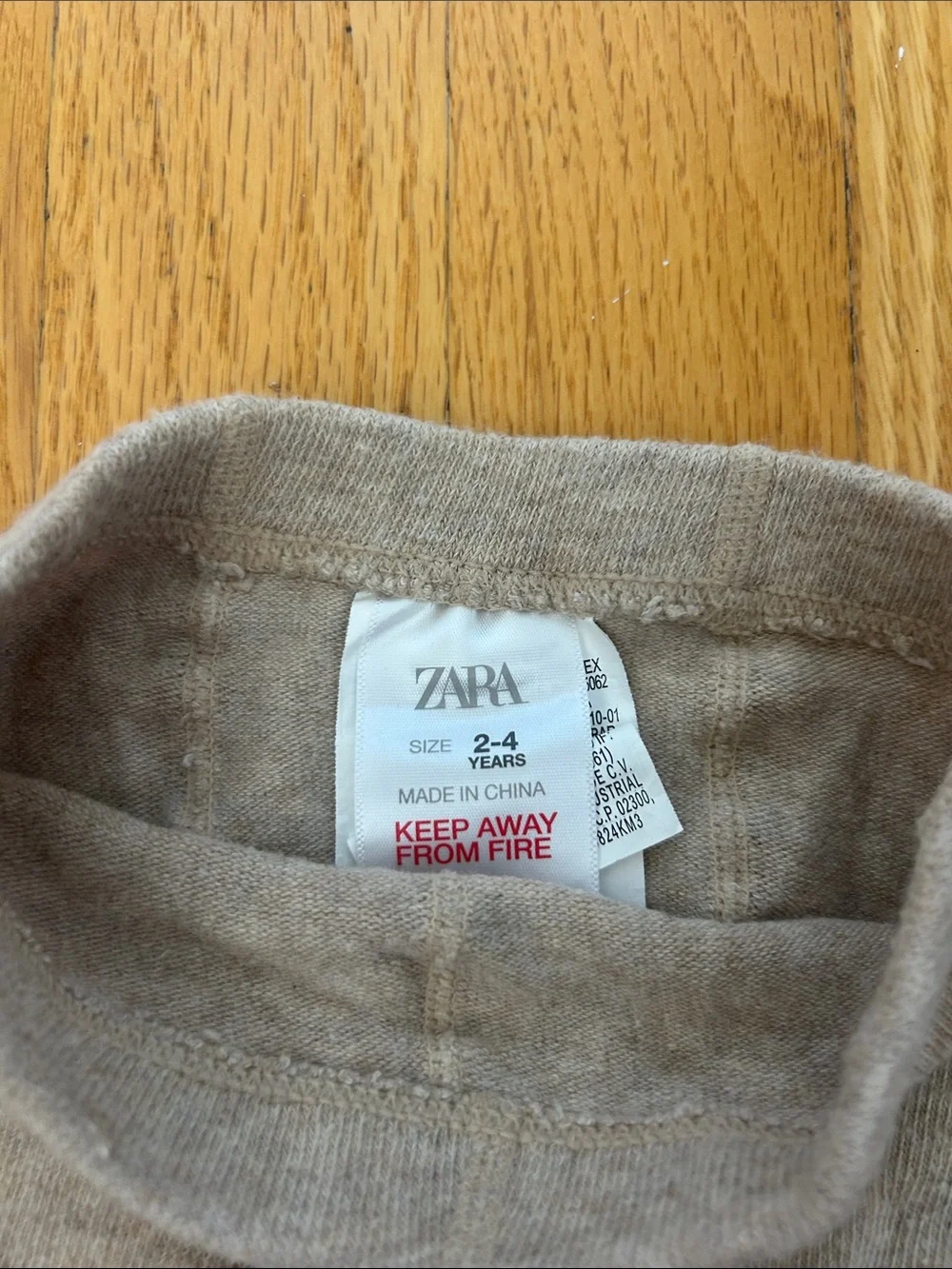 Lot 2 Zara Kids' Tights in Oatmeal and Brown